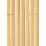 Kép 2/4 - Nortene Plasticane Oval ovális profilú műanyag nád, bambusz színű, 1x3m