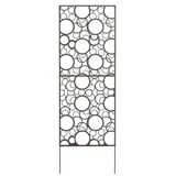 Kép 1/3 - Nortene DECORATION PANEL fém elválasztó panel, barna, 0,6x1,5m