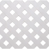 Kép 1/4 - Nortene Classic dekoratív kültéri panel, fehér, 1x2m