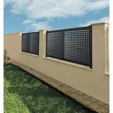 Kép 3/4 - Nortene Moon Panel dekoratív panel, kör mintázattal, antracit, 1x1m
