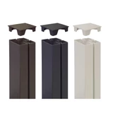 Kép 2/2 - Nortene Tap Alupost fedő, Alupost-hoz, fehér, 6x6x2.1cm
