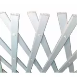 Kép 2/3 - Nortene Trelliflex műanyag apácarács, fehér, 0.5x1.5m