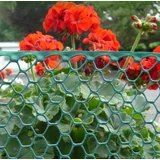 Kép 2/2 - Nortene Esa műanyag kertirács, zöld, 15x15mm, 1x50m