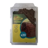 Kép 3/3 - Nortene Fixatex rögzítő kapocs szőtt árnyékoló hálóhoz, barna, 6.8cm, 20db