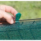 Kép 2/3 - Nortene Fixatex rögzítő kapocs szőtt árnyékoló hálóhoz, zöld, 6.8cm, 20db
