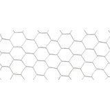 Kép 1/4 - Nortene Galvanex 41 drótháló, 3x csavart, 41mm, 1x10m