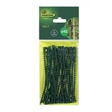 Kép 2/2 - Nortene Fix 17 műanyag kötöző, zöld, 17cm, 40db