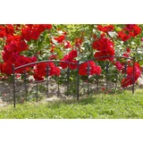 Kép 3/3 - Nortene ROYAL BORDER fém ágyásszegély, barna, 0,4x1m