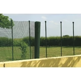 Kép 1/5 - Nortene Cuadranet műanyag kertirács, zöld, 5x5mm, 0.5x25m
