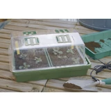 Kép 1/5 - Nortene Heating Grow fűthető mini üvegház, 39x25x20cm