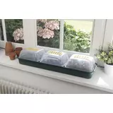 Kép 1/4 - Nortene Rapid Grow Window ablakba helyezhető mini üvegházak, 22x17.5x13cm, 3db