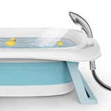 Kép 4/5 - Összecsukható babakád hálóval, kék