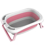 Kép 2/4 - Összecsukható babakád hálóval, rózsaszín