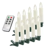 Kép 1/3 - Timeless Tools vezeték nélküli gyertya szett, távírányítóval, 30db, színes
