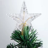 Kép 4/5 - Timeless Tools műfenyő száloptikával, talppal, színes LED-el, 230 ág, 120cm