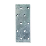 Kép 1/2 - Perforált összekötő lemez, horganyzott, 80x300x2mm