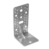 Kép 1/2 - Erősített sarokösszekötő lemez, horganyzott, 172x105x90x3mm
