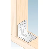 Kép 2/2 - Erősített sarokösszekötő lemez, horganyzott, 60x60x45x2mm