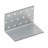 Kép 1/2 - Perforált sarokösszekötő lemez, horganyzott, 60x60x100x2mm 