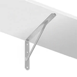 Kép 2/2 - Fém polctartó konzol, erősített, fehér, 200x300x20mm 