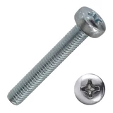 Kép 1/3 - Metrikus csavar D-fejű, horganyzott PH M4x16mm