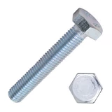 Kép 1/3 - Metrikus hatlapfejű csavar, horganyzott M4x16mm