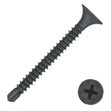 Kép 1/4 - Gipszkartoncsavar önfúró, fémhez, süllyesztett fejű PH 3.5x25mm