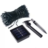 Kép 5/9 - 100 LED-es napelemes kerti fényfüzér, hideg fehér, 10m