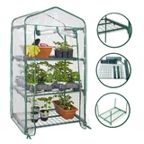Kép 1/4 - Mini melegház, mobil, fém-PVC, 69x49x126cm