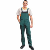 Kép 2/2 - Classic munkavédelmi kantáros nadrág, pamut, zöld, 50