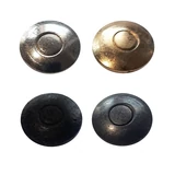 Kép 2/3 - Kárpitos díszszeg, festett fekete, 8.5x15mm