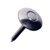 Kép 1/3 - Kárpitos díszszeg, festett fekete, 8.5x15mm