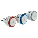 Kép 1/2 - Multicolor LED-es irányfény, alkonykapcsolóval, 3db (kék,piros,fehér)