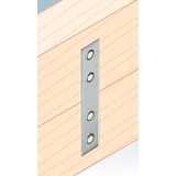 Kép 2/2 - Összekötő lemez, horganyzott, 48x14x1.5mm
