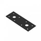Kép 1/3 - Összekötő lemez, fekete, 100x35x2.5mm