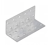 Kép 1/2 - Sarokösszekötő lemez, perforált, horganyzott, 40x40x100x2mm 