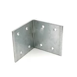 Kép 2/3 - Szegletvas, széles, horganyzott, 60x60x60x2mm