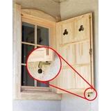 Kép 2/2 - Zsalukitámasztó, bunkós, 17cm 