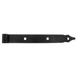 Kép 1/2 - Csapos kapupánt, erősített, fekete, d=13, 300x35x/4mm 