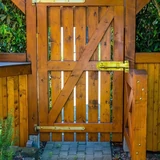 Kép 2/2 - Tolózár ütközővel, horganyzott, E gombos, 120x45mm