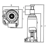 Kép 2/2 - Unicraft HSWH 50 hidraulikus palack emelő 5t