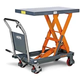 Kép 1/7 - Unicraft FHT 500 mobil hidraulikus emelőasztal, 855x500x50mm