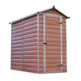 Kép 1/6 - Palram Skylight 4x6 kerti ház, barna, 177.5x122.5x203.5cm