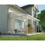 Kép 2/3 - Palram Sierra pergola oldalfal, fehér