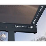 Kép 2/4 - Palram Capri 3000 alumínium pergola, szürke, 3x3m