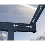Kép 3/5 - Palram Sierra 5400 alumínium pergola szürke, 3x5.46m