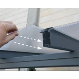 Kép 4/5 - Palram Sierra 5400 alumínium pergola szürke, 3x5.46m