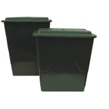 Kép 2/3 - ECOTANK 200 literes szögletes esővízgyűjtő tetővel és 3/4