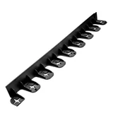 Kép 2/5 - Hajlítható ágyásszegély, műanyag, fekete, 80x4.5cm