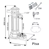 Kép 2/3 - PISA állókút